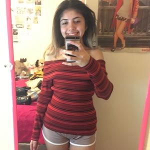 Forever 21 Off the Shoulder Sweater